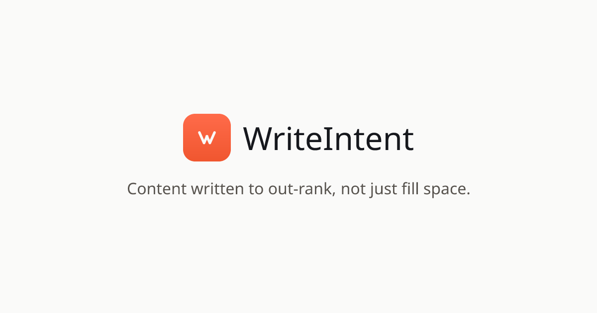 WriteIntent — official preview image